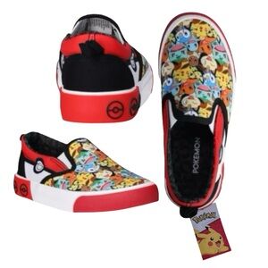 Pokémon Licensed Canvas Slip On Shoes